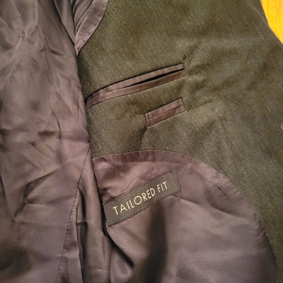 Jos A Bank Wool Blazer Jacket 50L Egypt Business Twee Academia Preppy Charcoal G - Picture 8 of 9